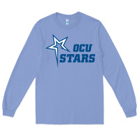 Colony Blue oklahoma city university stars1 vectorized Long Sleeve Tee - linhVisuals
