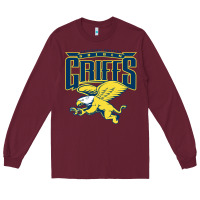 Burgundy canisius golden griffins college Long Sleeve Tee - linhVisuals