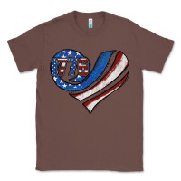 Chestnut american flag heart Classic Tee - Jasminsmagicworld