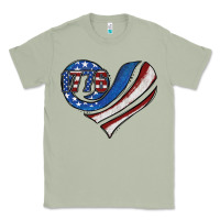 Matcha american flag heart Classic Tee - Jasminsmagicworld
