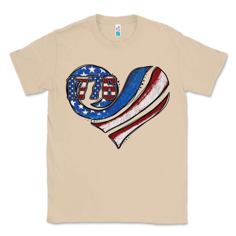 American Flag Heart Classic Tee by Jasminsmagicworld | Teevron