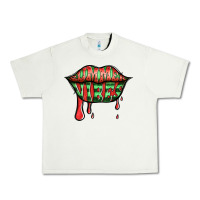 Pistachio summer vibes watermelon lips Urban Heavy Tee - Jasminsmagicworld