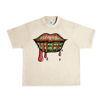 Sandshell summer vibes watermelon lips Urban Heavy Tee - Jasminsmagicworld