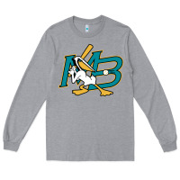 Heather Grey the myrtle beach pelicans baseball Long Sleeve Tee - linhVisuals
