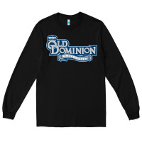 Black old dominion monarchs football Long Sleeve Tee - linhVisuals