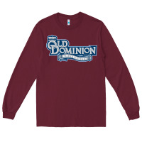 Burgundy old dominion monarchs football Long Sleeve Tee - linhVisuals