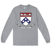Heather Grey the pennsylvania quakers Long Sleeve Tee - linhVisuals