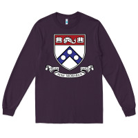 Plum the pennsylvania quakers Long Sleeve Tee - linhVisuals