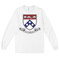 White the pennsylvania quakers Long Sleeve Tee - linhVisuals