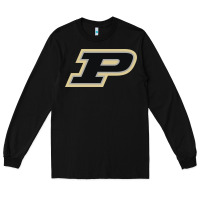 Black purdue boilermakers Long Sleeve Tee - linhVisuals