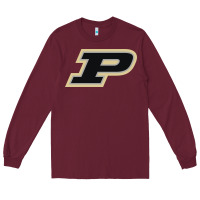 Burgundy purdue boilermakers Long Sleeve Tee - linhVisuals