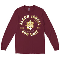 Burgundy jason isbell and the 400 unit Long Sleeve Tee - linhVisuals