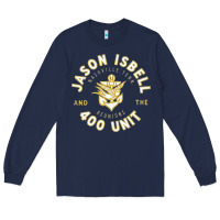 Navy jason isbell and the 400 unit Long Sleeve Tee - linhVisuals