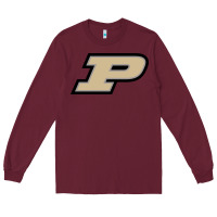Burgundy purdue boilermakers Long Sleeve Tee - linhVisuals