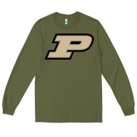 Army Green purdue boilermakers Long Sleeve Tee - linhVisuals