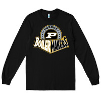 Black purdue boilermakers Long Sleeve Tee - linhVisuals