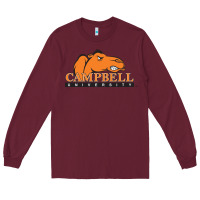 Burgundy campbell fighting camels Long Sleeve Tee - linhVisuals