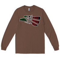 Chestnut hecho en mexico aztec calendar mexican eagle t shirt Long Sleeve Tee - linhVisuals