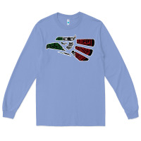 Colony Blue hecho en mexico aztec calendar mexican eagle t shirt Long Sleeve Tee - linhVisuals