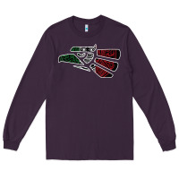 Plum hecho en mexico aztec calendar mexican eagle t shirt Long Sleeve Tee - linhVisuals