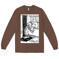 Chestnut calvin Long Sleeve Tee - linhVisuals