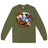 Army Green calvin Long Sleeve Tee - linhVisuals