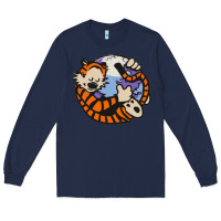 Navy calvin Long Sleeve Tee - linhVisuals