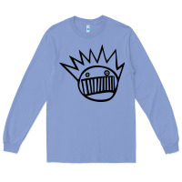 Colony Blue suitable-ween-boognish-worn Long Sleeve Tee - linhVisuals