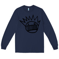 Navy suitable-ween-boognish-worn Long Sleeve Tee - linhVisuals