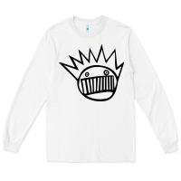 White suitable-ween-boognish-worn Long Sleeve Tee - linhVisuals