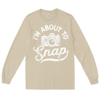 Mushroom i'm about to snap photography photographer camera men women t shirt Long Sleeve Tee - linhVisuals