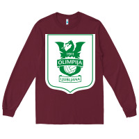 Burgundy eiteun olimpija ljubljana Long Sleeve Tee - linhVisuals
