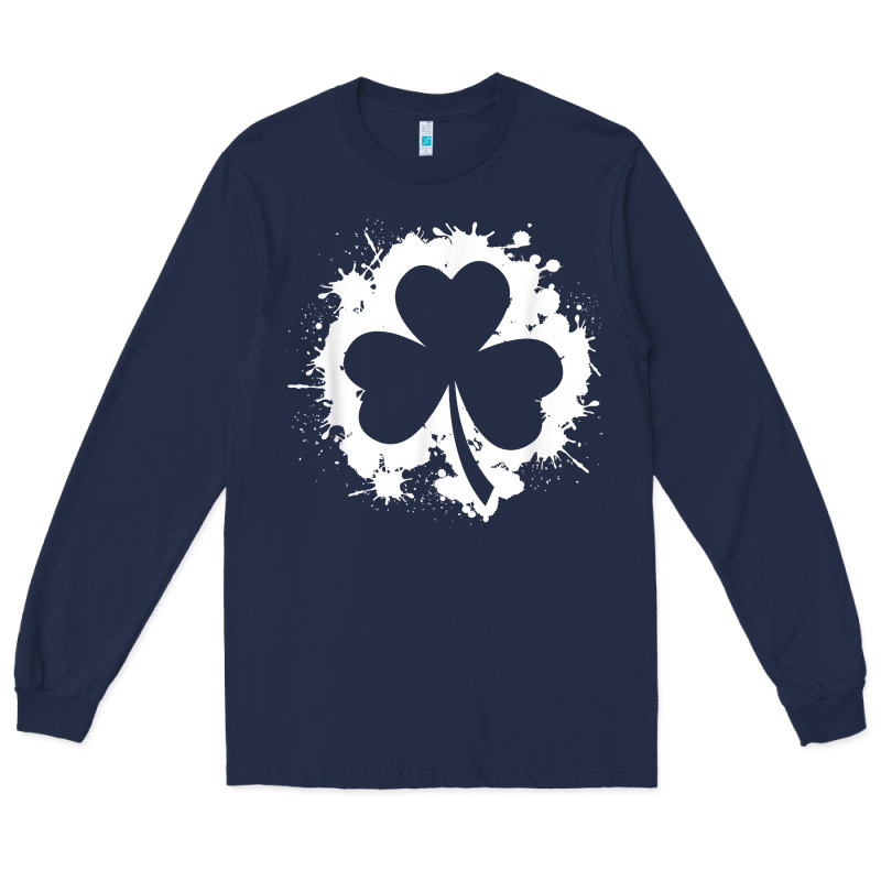 Irish Pride Clover Leaf  Saint Irish Pats St. Patrick's Day T Shirt Long Sleeve Tee by linhVisuals | Teevron