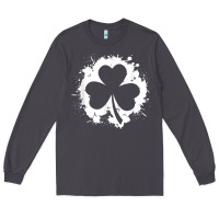 Smoke irish pride clover leaf  saint irish pats st. patrick's day t shirt Long Sleeve Tee - linhVisuals