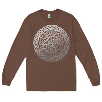 Chestnut ireland celtic knotwork design ornament wolf original celtic pullover Long Sleeve Tee - linhVisuals