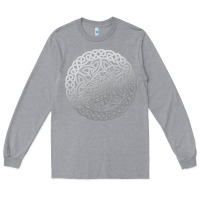 Heather Grey ireland celtic knotwork design ornament wolf original celtic pullover Long Sleeve Tee - linhVisuals
