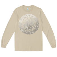 Mushroom ireland celtic knotwork design ornament wolf original celtic pullover Long Sleeve Tee - linhVisuals