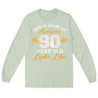 Matcha 90th birthday novelty gift awesome 90 year old t shirt Long Sleeve Tee - linhVisuals