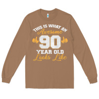 Toasted Coconut 90th birthday novelty gift awesome 90 year old t shirt Long Sleeve Tee - linhVisuals