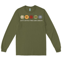 Army Green let's settle this like adults board game night shirt Long Sleeve Tee - linhVisuals