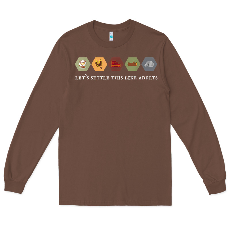 Let's Settle This Like Adults Board Game Night Shirt Long Sleeve Tee by linhVisuals | Teevron
