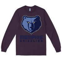 Plum suitable-memphis-grizzlies-worn Long Sleeve Tee - linhVisuals