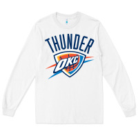 White suitable-oklahoma-city-thunder-worn Long Sleeve Tee - linhVisuals