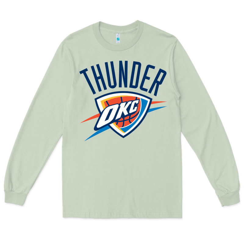 Suitable-oklahoma-city-thunder-worn Long Sleeve Tee by linhVisuals | Teevron