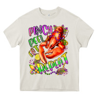 Cream pinch peel eat repeat mardi gras olivia Heavy Core Tee - OliviaCreatesArt