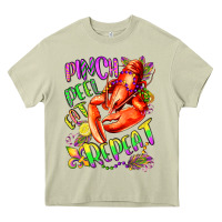 Mossy pinch peel eat repeat mardi gras olivia Heavy Core Tee - OliviaCreatesArt