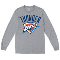 Heather Grey suitable-oklahoma-city-thunder-worn Long Sleeve Tee - linhVisuals