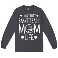 Smoke basketball t  shirt basketball mom life t  shirt Long Sleeve Tee - linhVisuals