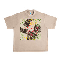 French Oak african drum seamless pattern Urban Heavy Tee - BundleAndBundleShop