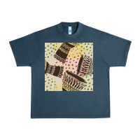 Midnight Navy african drum seamless pattern Urban Heavy Tee - BundleAndBundleShop